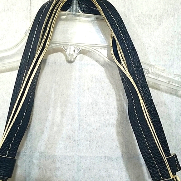 Del Conte black pebbled leather satchel - Picture 5 of 13